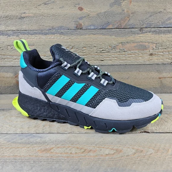 adidas Originals ZX 1K Boost Seasonality Men's Shoes Black Grey - Picture 2 of 12